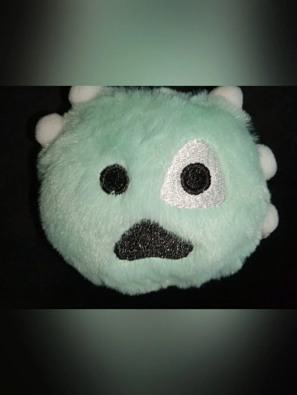 Cute Keychains Plush Pair - Green Mini Alien Cat & Mint Monster